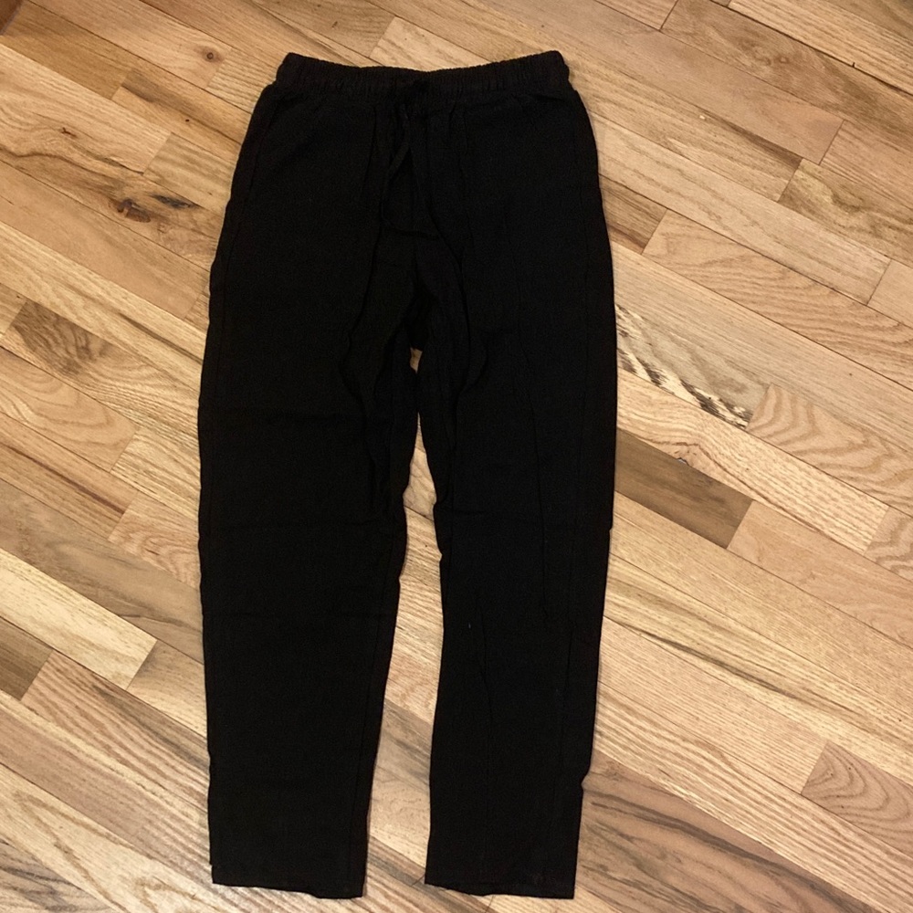 Black Casual Jogger cotton Pants